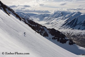 Backcountry skiing/adventuring in Iceland Subject: Emily Johnson